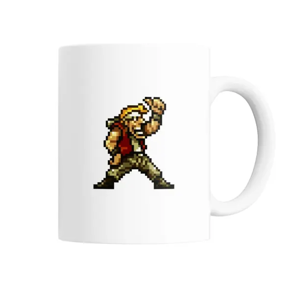 Taza de Cerámica Metal Slug Marco Rossi
