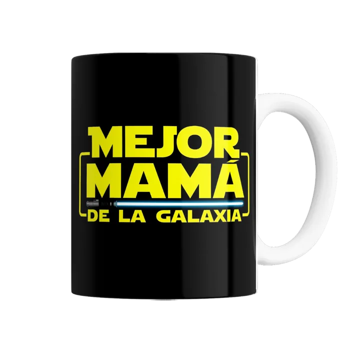 Taza de Cerámica Mejor mamá de la galaxia