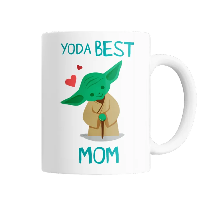 Taza de Cerámica Yoda Best Mom